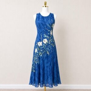 Bedford fair dress blue floral
